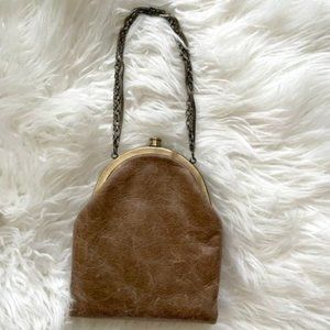 Hobo International leather double sided mini bag with chain